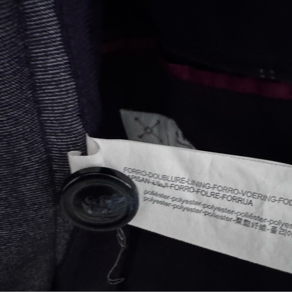 Zara womans blue plaid blazer Size 38 - Picture 8 of 9